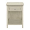 GDFStudio Selina Transitional Nightstand with 1 Drawer and 1 Open Shelf - 2 of 4