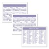 Flip-A-Week Desk Calendar Refill, 7 x 6, White Sheets, 12-Month (Jan to Dec): 2025 - 2 of 3