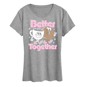 Women's - Instant Message - Coffee Lover Short Sleeve Graphic T-Shirt - 1 of 4