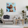 Stupell Industries Funny Face Dog Licking Donut Canvas Wall Art - 2 of 3
