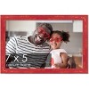PosterPalooza | Photo Size Shabby Chic Red Picture Frame - UV Acrylic, Foam Board Backing, Hanging Hardware - 2 of 4