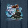 Women's - Disney - Part Of Your World Lightweight French Terry Wide Neck Long Sleeve Shirt - 2 of 4