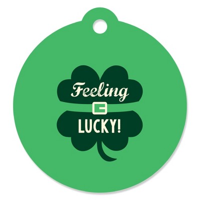 Big Dot of Happiness St. Patrick's Day - Saint Patty's Day Party Favor Gift Tags (Set of 20)