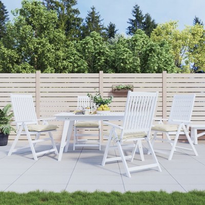 vidaXL Sun Lounger Poly Rattan and Solid Acacia Wood Gray