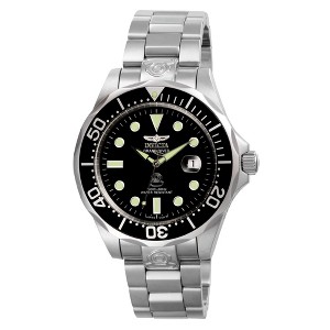 Invicta 3044 Men's Automatic Pro Diver Black Dial Stainless Steel Watch - 1 of 3