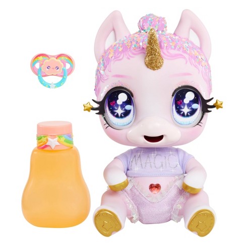 rod digital Virksomhedsbeskrivelse Mga Glitter Babyz Unicorn Baby Doll With Magical Color Changes : Target