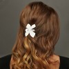 Unique Bargains Pearl Bow Hair Clip 2 Pcs - 2 of 4