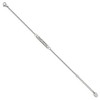 Chisel Stainless Steel with Cubic Zirconia LOVE DREAM LAUGH Enjoy the little things Bracelet 7" with 1.5" Ext. - 3 of 4