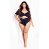 Women's Plus Size Sicilia Underwire Bikini Top - black | CITY CHIC - 3 of 4