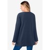 Woman Within Plus Size High Pile Fleece Sweatshirt - 3 of 4
