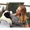 Womens I'm Only Talking To My Dog Today Funny Shirts Dog Lovers Novelty Cool T shirt - Crazy Dog Women's T Shirt - image 3 of 4