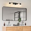 POWLIG Modern Bathroom Vanity Light with Clear Glass Shades, Perfect for Bedroom& Living room - 3 of 4