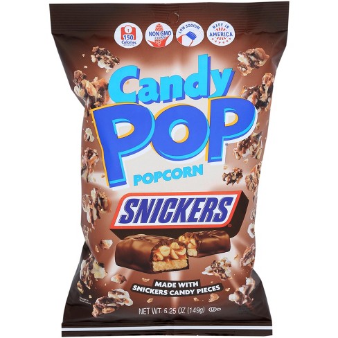 Candy Pop Snickers Popcorn - Case Of 12 - 5.25 Oz : Target