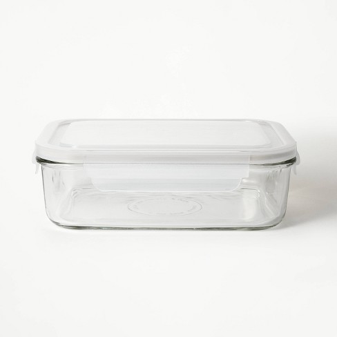 8 Cup Glass Food Storage Container Clear - Figmint™ : Target