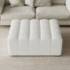 Scott Living Luna Boucle Ottoman 44.5"D X 35.5"W X 18.5"H - 2 of 4
