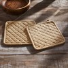 Burlap Natural Pot Holder Set of 2 8x8 - 4 of 4