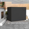 600D Oxford 3-Seater Patio Swing Cover Outdoor Swing Chair Cover Rain Protection Waterproof Anti-UV - 4 of 4