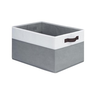 Itopfox 4 Pack Large Storage Baskets with Handles, Fabric Closet Organizers, Collapsible Bins for Clothes, Toys, Nursery, Home Organization - 1 of 4