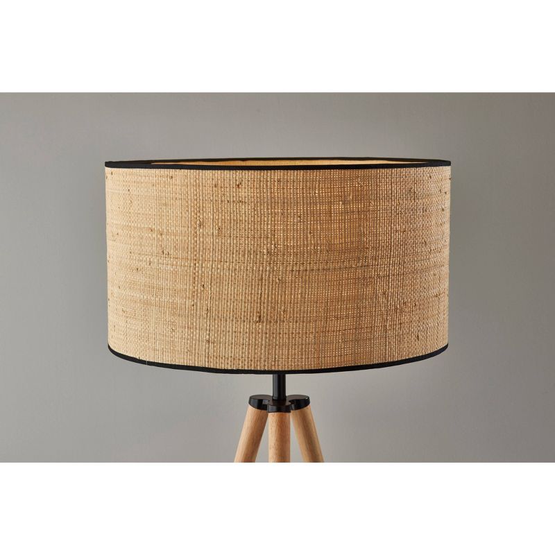 Jackson Floor Lamp Natural Wood - Adesso, 5 of 6