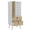 NicBex 2 Drawers Dresser for Bedroom with 4 Shelves,Chest of Drawers with Metal Handles,Storage Dressers for Bedroom - 4 of 4