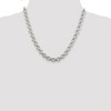Black Bow Jewelry Men's 9.5mm, Sterling Silver, Hollow Rolo Chain Necklace - 2 of 4