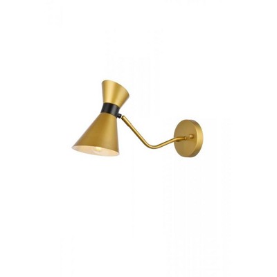 Elegant Lighting Halycon 5 inch brass wall sconce