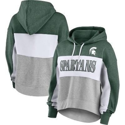 NCAA Michigan State Spartans Women's Color Block Hoodie