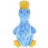 Link Active Crinkle Dog Toy for Small, Medium, and Large Breeds, Cute No Stuffing Duck with Soft Squeaker (2 Pack) - 2 of 4