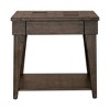 Liberty Furniture,Arrowcreek End Table in Weathered Stone - 2 of 4