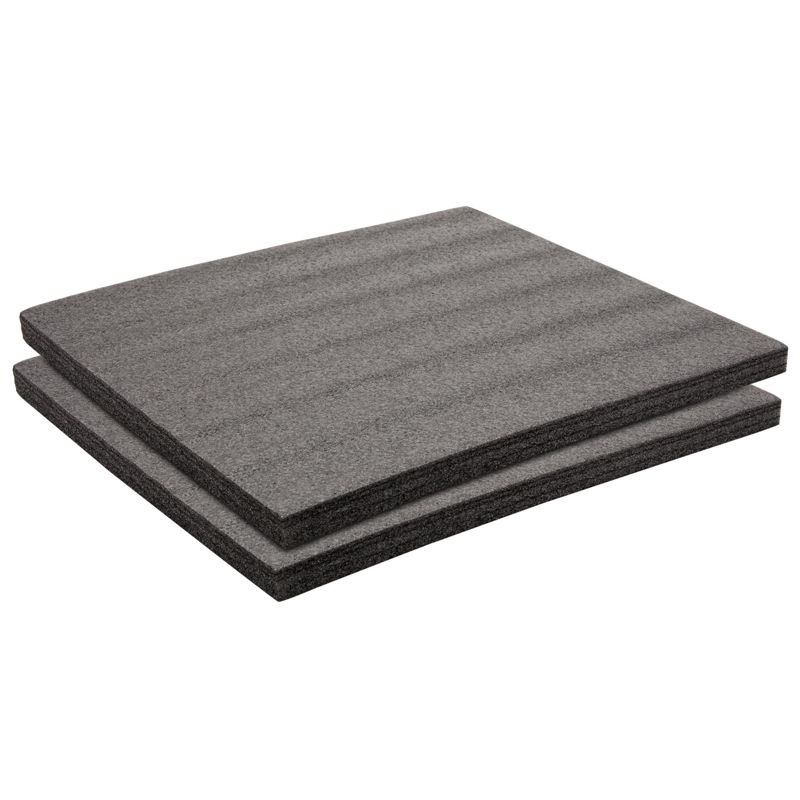 Okuna Outpost 2 Pack Black Polyethylene Foam Pads Sheets Packing Materials Supplies for Moving Packaging & Crafts, 18 x 16 x 1 in, 1 of 8