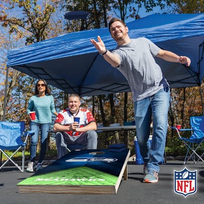 Seattle Seahawks 2'x4' Solid Wood Cornhole Set with Bean Bags