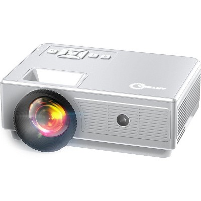 ELEPHAS 5G WiFi Projector for iPhone, 1080P Projector 9500L Full HD Projector Outdoor Video Projector 300", Compatible with Laptop/TV Stick,Sliver