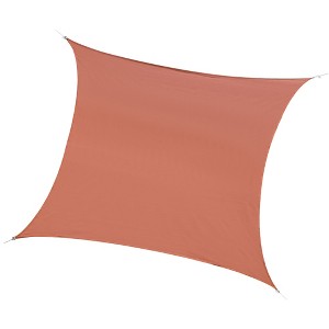 Outsunny 20' x 16' Sun Shade Sail Rectangle Sail Shade Canopy for Outdoor Patio Deck Yard - 1 of 4