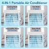 Kismile 10000 ASHRAE BTU/6000 BTU DOE 115-Volt Vented Medium Room Portable Air Conditioner Remote Included - 3 of 4