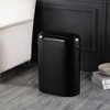 happimess Robo Kitchen 13.2-Gallon Slim Oval Motion Sensor Touchless Trash Can with Touch Mode - 2 of 4