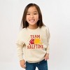 The Juniper Shop Team Halftime Distressed - Red Toddler Graphic Sweatshirt - 2 of 3