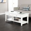 Panorama Glass-Top Coffee Table - CK1130 - White - SEI - 2 of 4