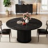 Tribesigns 47in Round Dining Table, Modern Kitchen Table for 4-6 People - 3 of 4