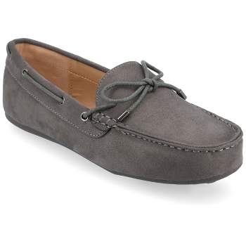 Journee Collection Womens Thatch Comfort Insole Slip On Round Toe Loafer Flats