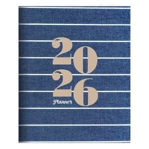 TF Publishing 10.5"x12.5" 2026 Denim Large Monthly Planner - 1 of 4