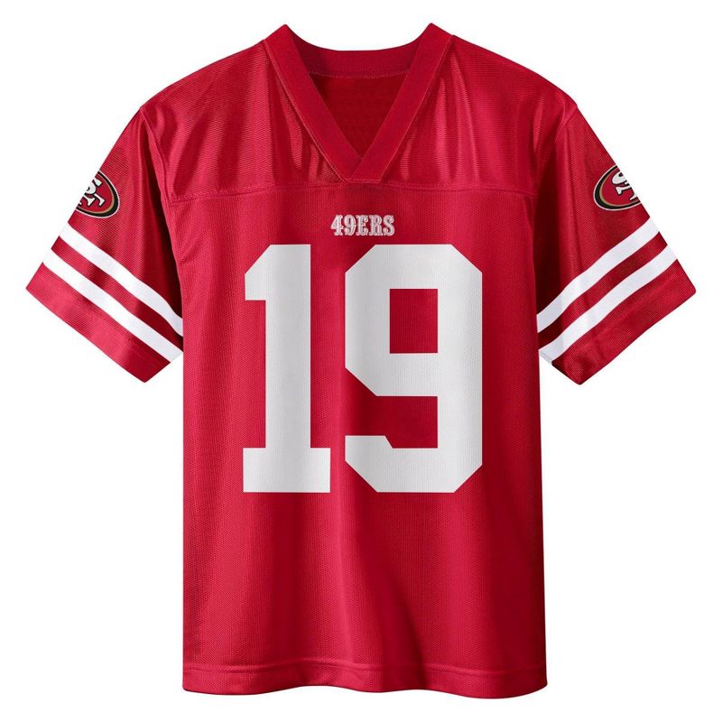 NFL San Francisco 49ers Boys&#39; Short Sleeve Samuel Jersey, 2 of 4