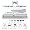 Classic Cool & Crisp 100% Cotton Percale Duvet Cover Set - 2 of 4
