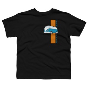 Boy's Design By Humans Van life By gegogneto T-Shirt - 1 of 2