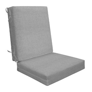 Honeycomb Outdoor Highback Dining Chair Cushion - 1 of 4