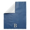 Sparkle and Bash 100 Navy Monogrammed Napkins with Letter B Gold Foil Initial for Engagement, Wedding (4.3 x 7.75 Inches) - 4 of 4