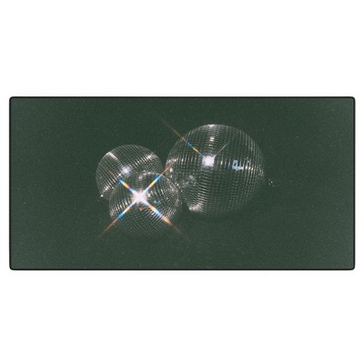 Samantha Hearn Triple Threat Disco Balls Desk Mat - Deny Designs