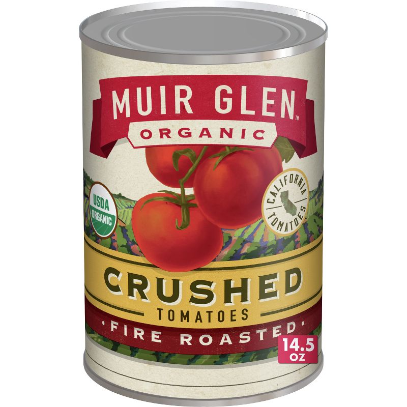 Muir Glen Organic Gluten Free Crushed Fire Roasted Tomatoes - 14.5oz, 1 of 9