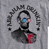 Men's - Instant Message - Abraham Drinkin Short Sleeve Graphic T-Shirt - 2 of 4