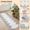 Living room bedroom carpet,diamond striped area carpet, modern office carpet,striped farmhouse carpet - 4 of 4