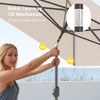Sonkuki 10x6.5 FT Outdoor Patio Umbrella Market Table Umbrella With a Crank for Garden, Deck and Pool - 4 of 4
